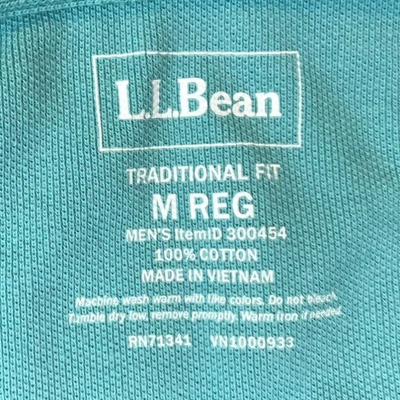 L.L. Bean Mens Polo Shirt Blue Traditional Fit Short Sleeve Classic Casual - Picture 5 of 11
